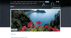 Desktop Screenshot of amalfidreams.com